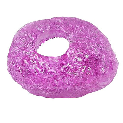 Penn-Plax Deco-Replicas Crystal Cave Aquarium Decor - Crystal Ornament with Hiding Space - Ideal for Territorial Fish - Durable Resin for Fresh & Saltwater Tanks - Amethyst Purple, 3.9 x 2.8 x 4.2 in