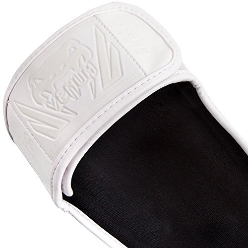 Venum Elite Standup Shin Guards - color: White/Navy Blue, size: Large