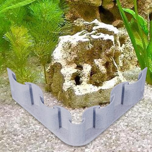 Aquarium Substrate Divider – Fish Tank Fence | Aquarium Accessories Decorative Board | Sand Water Grass Mud Separator | Planted Aquarium-Landscaping Panel for Fish Tank Isolation - style: C