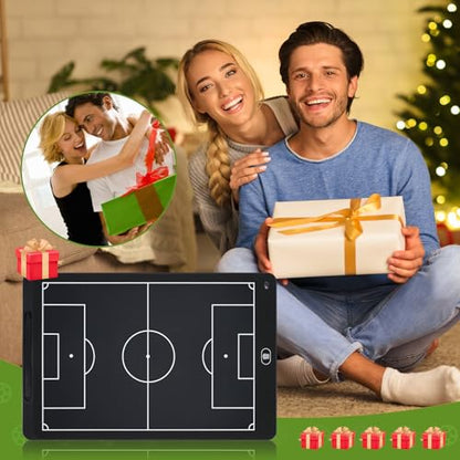 Soccer Coach Board,LCD Tactic Coaching Board,Digital Football Coaching Board,Writing Tablet Blackboard LCD Tactical Board with Stylus Pen for Strategy Planning and Training