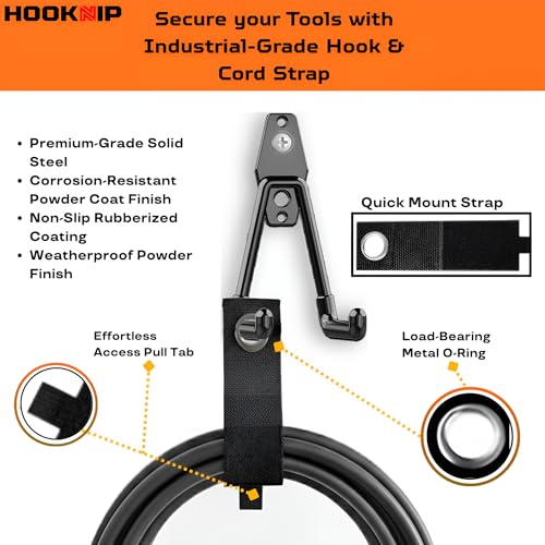 13 Pack Heavy Duty Garage Hooks, Wall Mounted Tool Hangers