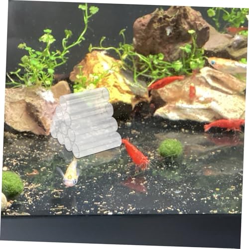 LIOOBO Shrimp Shelter Tube Fish Tank Decor for Natural Habitat Compact Aquarium Decoration Safe and Sturdy Design for Fish and Shrimp Breeding