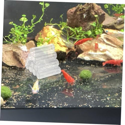 LIOOBO Shrimp Shelter Tube Fish Tank Decor for Natural Habitat Compact Aquarium Decoration Safe and Sturdy Design for Fish and Shrimp Breeding