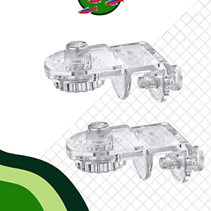2pcs for Tank Screen Net Holders Anti Jumping Net Clamp Acrylic Fixed Clip Aquarium Accessories Holder Clips Aquarium Screen Net Cover Kit Fish Tank Anti Jump Net Cover