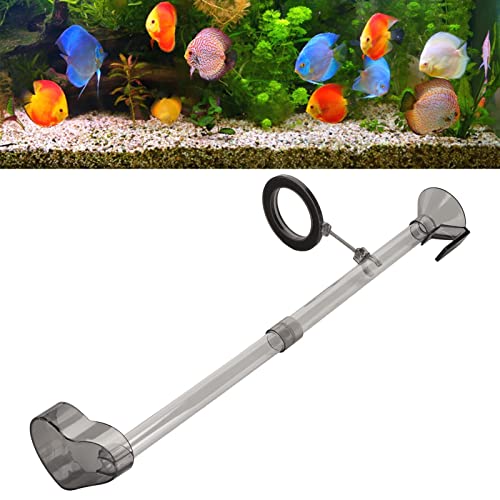 Aquarium Feeding Tube, Premium ABS Shrimp Fish Feeder with Large Funnel and Dish for Freshwater Tanks