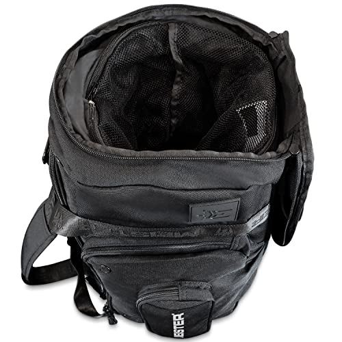 Meister Brawler Gym Bag for Fighters w/Zip-Out Wash Bag & Shoe Locker