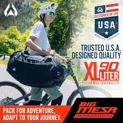 Wildhorn Big Mesa 90L MTB Gear Bag - Lightweight & Waterproof Duffel Bag