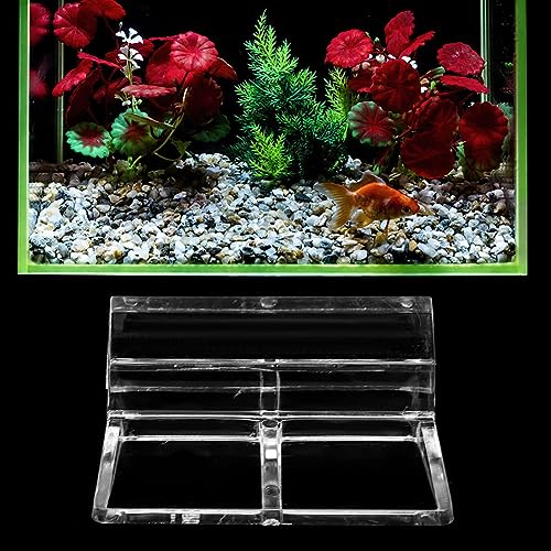 Aquarium Glass Cover Clip, 20Pcs/Set Clear Acrylic Clip Holder Support Clamp Accessory for Aquarium Fishtank(10mm)