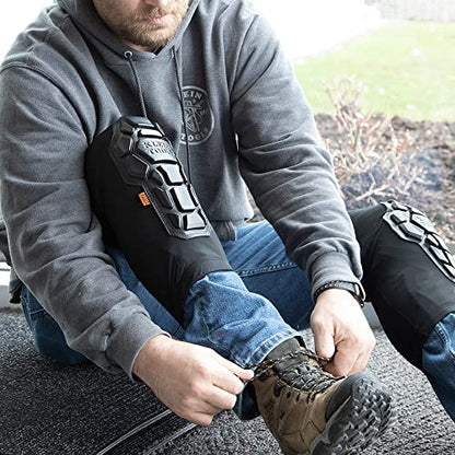 Klein Tools 60611 Knee Pads, Heavy-Duty Padded Knee Sleeves, L/XL - size: L/XL