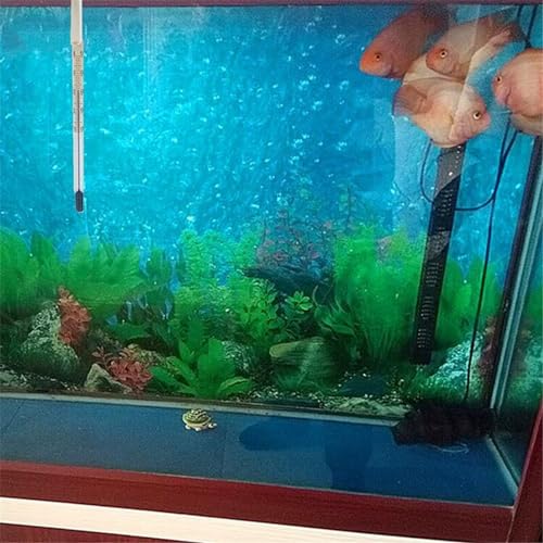 Fish Aquarium Liquid-in-Glass Thermometer Type Cane-shape Thermometer Temperature Meter, Yellow stick waterpr - size: Yellow stick waterpr