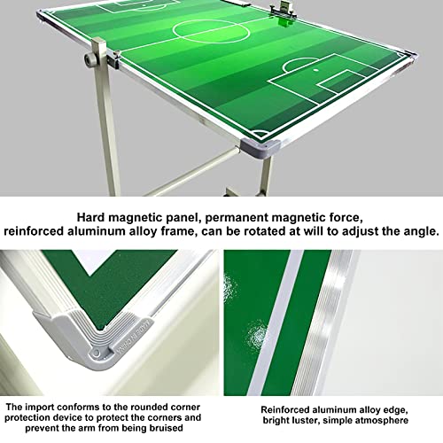 39.4 x 27.5 in Soccer Magnetic Coaching Board Large Tactics Board Great for Drills, Strategy and Training