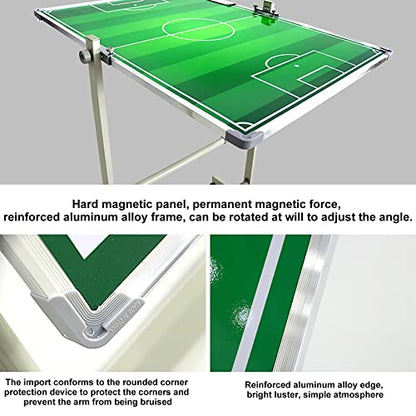 39.4 x 27.5 in Soccer Magnetic Coaching Board Large Tactics Board Great for Drills, Strategy and Training
