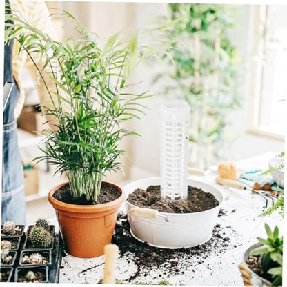 balacoo 4pcs Plastic Moss Pole for Climbing Plants Indoor Support for Vines and Garden Supplies for Wisteria Tomatoes and Melons