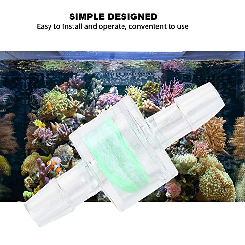 TOPINCN 10PCS ABS Aquarium Bio Filter Breeding Fry Betta Shrimp Green Aquarium Silicone Tube Filter Fish Hose Cleaning Filtration Su(8mm)