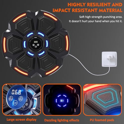 Music Boxing Punching Machine for Adults - 9 Modes & 9 Speeds Bluetooth