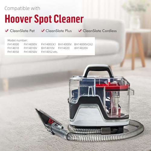 Flexible Extension Hose Attachment Compatible with Hoover CleanSlate Portable Machine FH14000, FH14000V, BH14000V, FH14010, FH14020, FH14050, BH14010V, 54 Inch Carpet Cleaner Tube Replacement Parts
