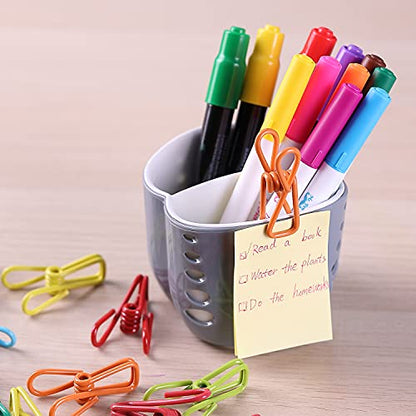 Mr. Pen- PVC-Coated Utility Clips, 2 Inch, 18 Pack, Colorful, PVC-Coated Steel Chip Bag Clips for Sealing Food, Paper Holder, Clothesline Clip for Laundry Hanging, Kitchen Bags, Clothes Pins