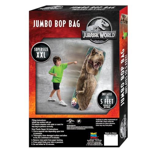Jurassic World Jumbo Bop Bag - Inflatable Punching Bag, Inflates to 5 Feet