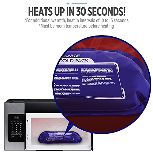 Reusable Hot and Cold Ice Packs for Injuries (3-Piece Set), Joint Pain