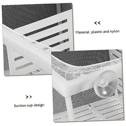 balacoo Aquarium Accessories 2Pcs Fish Breeding Box Fish Box Aquarium Hatchery Incubator Divider Box with Suction Cups for Shrimp Clownfish Guppy White