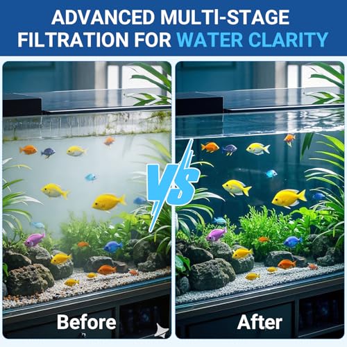 Canister Filter Maintenance Kit for Fluval 107 207 Canister Filter, Aquarium Filter Maintenance Kit 106 206 Pads