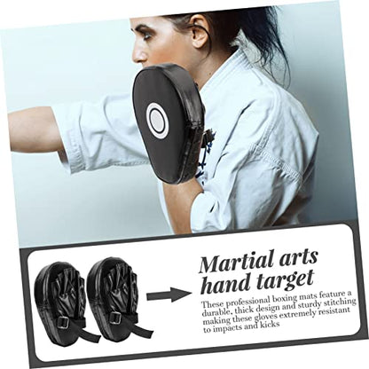Curved Focus Mitt Boxing Pads 2Pcs Set for Martial Arts Training