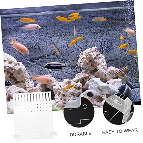 DIY Acrylic Fish Breeding Divider Board Aquarium Separator for Fish Tanks Durable Transparent Isolation Panel with Suction Cups for Betta and Guppy Care