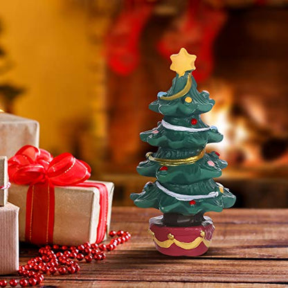POPETPOP Christmas Aquarium Decoration Creative Resin Oranment Christmas Tree Fish Tank Decoration Fish Tank Tree Aquarium Accessories for Betta