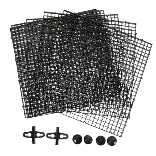 Abaodam 1Set Fish Tank Divider Plates Aquarium Isolation Nets with Suction Cups Panels for Fish Tank Partitioning and Filtration