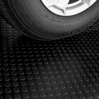 MSI Premium Black 3.3 x 33ft. Waterproof Rubber Non-Slip Floor Mat Roll