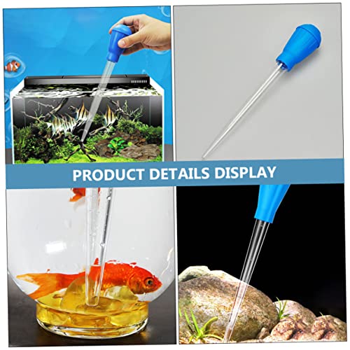 Abaodam 3pcs Fish Tank Cleaning Dropper Easy to Use Aquarium Water Changer and Feces Siphon for Efficient Tank Maintenance for Shrimp and Coral Feeding