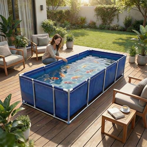 Foldable Canvas Fish Pond Tank