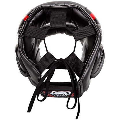 Venum Elite Iron Headgear - color: Black/Red