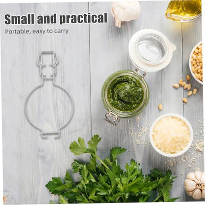 6pcs Mason Jar Wire Clamp Stainless Steel Clips for Mason Jars Replacement Lid Clip Airtight Glass Storage