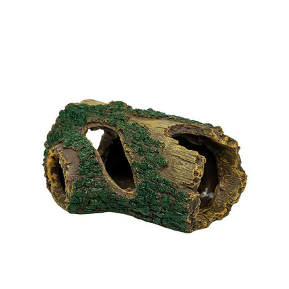 1PC Fish Tank Decoration Landscaping Aquarium Scenery Resin Crafts Decoration Wooden Barrel Wood Tree Debris Escape Bucket Spider Scorpion Lizard Shelter Decoration Reptile