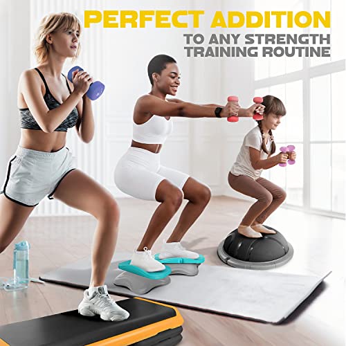 Yes4All Neoprene Dumbbells, Pairs and Sets with Rack for Home Workouts - color: C. Yellow - 4lbs - Pair, style: Pair