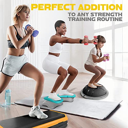 Yes4All Neoprene Dumbbells, Pairs and Sets with Rack for Home Workouts - color: C. Yellow - 4lbs - Pair, style: Pair