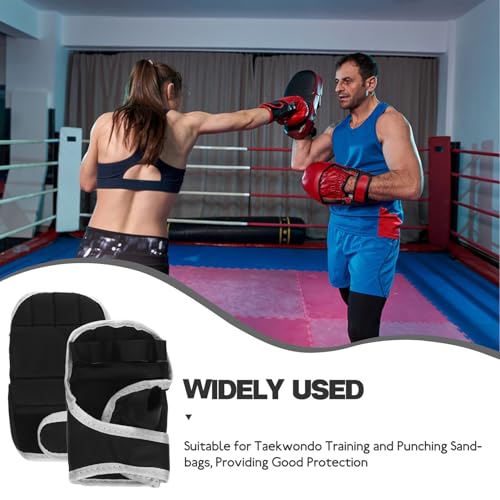 BESPORTBLE Boxing Gloves Wrist Wraps Half-Finger Kickboxing Gloves Breathable Palm for Men and Women Taekwondo Sparring Punching Bag Workout