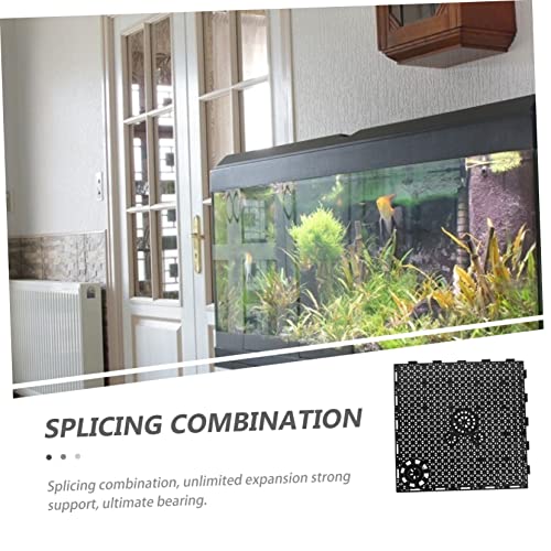Kisangel 12Pcs Aquarium Divider Board Durable Fish Tank Bottom Trays for Freshwater Filtering Expandable Isolation Plates for Aquatic Supplies and Fish Care