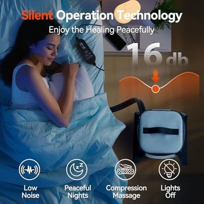 Ice Machine for Knee Shoulder Hip After Surgery w/Compression, Cold Therapy Machine for Knee Replacement, Cryotherapy for Post Surgery Recovery, Ice Therapy Pack Wrap for Injuries