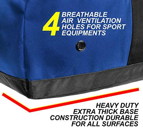 Fitdom 132L 36" Extra Large Heavy Duty Equipment Travel Storage Duffle Bag - color: Blue