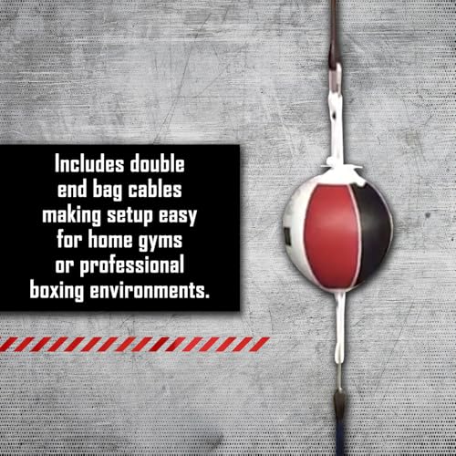 Ringside Leather Boxing Double End Bag, 7 Inches - size: 7"