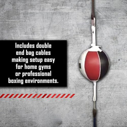 Ringside Leather Boxing Double End Bag, 7 Inches - size: 7"