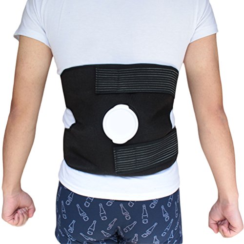 Reusable Hot Cold Therapy Ice Bag Pack (9") Neoprene Core Wrap with Elastic Strap, Portable Moist Heating Brace First aid Ice Compression Sleeves Pain Relief Pad