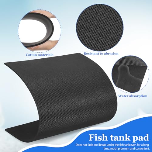 SEWACC Aquarium Mat Fish Tank Pad Non-Slip Thickened Aquarium Leveling Mat for 10 Gallon Fish Tank Pet Use
