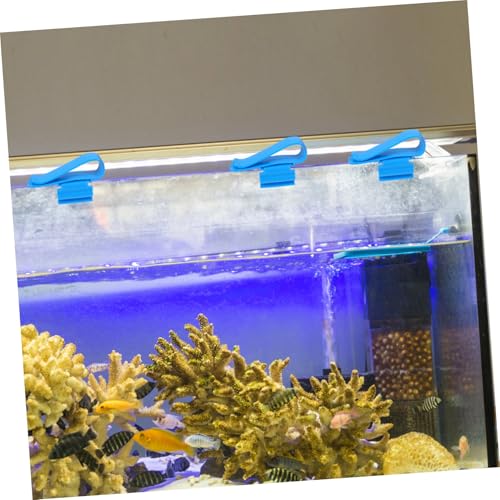 6pcs Aquarium Hose Clamps Plastic Water Pipe Fixing Clips for Fish Tank Accessories Easy to Install Remove for Water Pipe Connection and Replacement