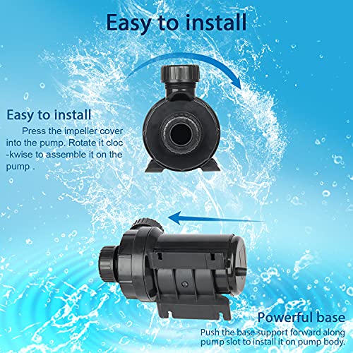 (PC2000,2000GPH) High Flow Submersible Water Pump-Home/Inline Water Pump-Submersible Pump-Water Transfer Pump-Aquarium Pump - size: PC2000