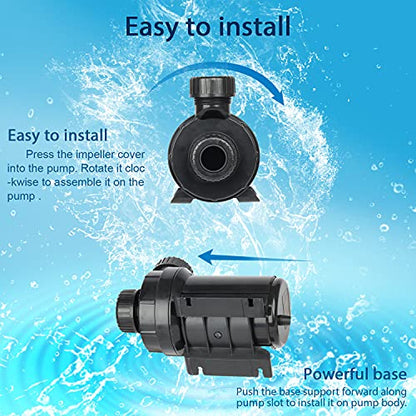 (PC2000,2000GPH) High Flow Submersible Water Pump-Home/Inline Water Pump-Submersible Pump-Water Transfer Pump-Aquarium Pump - size: PC2000