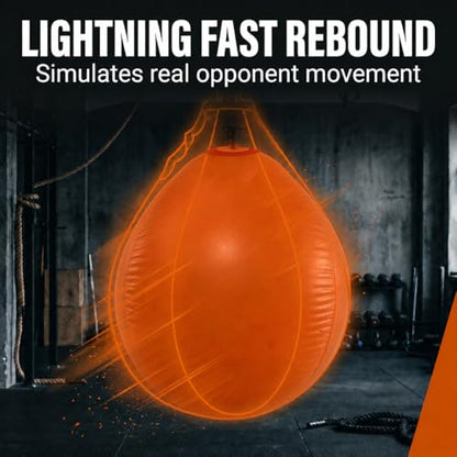 Boxing Speed Bag Latex Heavy-Duty Replacement Glue in Bladder for Boxing Speed Bags, 9-inch Large, Single