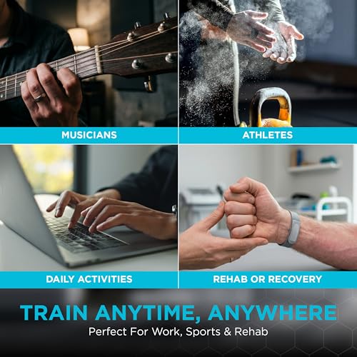 TheraBand Finger Exerciser — Hand & Finger Strengthener for Grip, Dexterity, Arthritis & Rehab — Spring-Loaded, Isolates Each Finger
